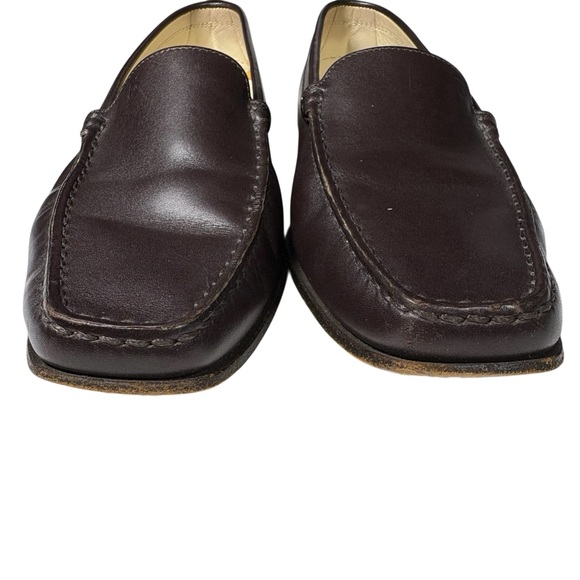 Tod’s Brown Leather Driving Loafers Gommino Women’s EU 39 US 9 - Picture 12 of 16
